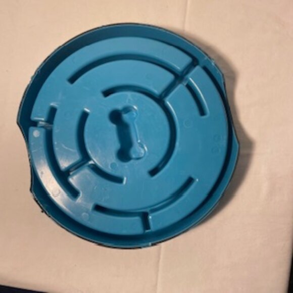 Petstages Slow Fun Feed Dog Bowl, Dishwasher Safe, Blue - Picture 6 of 14